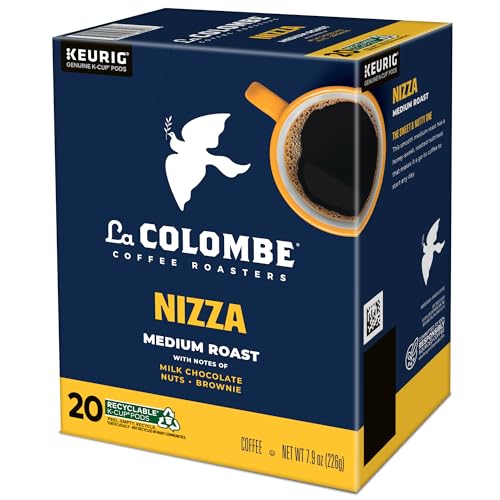 LA COLOMBE® COFFEE ROASTERS NIZZA MEDIUM ROAST COFFEE, SINGLE SERVE KEURIG® K-CUP® PODS, 20 COUNT BOX