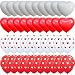 KatchOn Heart Balloons Decorations Kit for Valentines Day - Pack of 40 Ballons - Heart Shape Latex Balloons - Heart Printed Latex Balloons - Valentines Day Decorations - Valentine Balloons