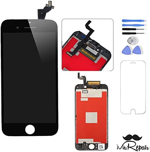 Black iphone 6s LCD Display Touch Screen Digitizer Assembly Screen replacement full set with tools by Mr Repair Parts