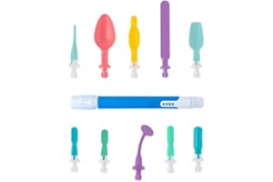 TalkTools® Sensi (Ocean Blue) Sensory Integration Kit with 10 Most Popular Sensory Oral Motor Tips and Reusable Storage Pouch