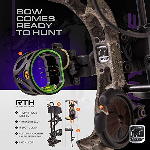 Bear Archery Royale RTH Compound Bow Package 550 LB Draw Weight 12
