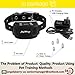 AngelaKerry Wireless Dog Fence System with GPS, NO Electric Shock, Outdoor Pet Containment System Rechargeable Waterproof Vibration Collar 850YD Remote for 15lbs-120lbs Dogs (Black)thumb 4