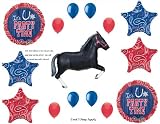 WESTERN HORSE BANDANA Birthday PARTY Hoedown Rodeo Balloons Decorations Supplies by Anagram