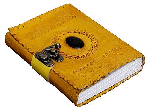 Leather journal writing notebook - antique handmade leather bound…
