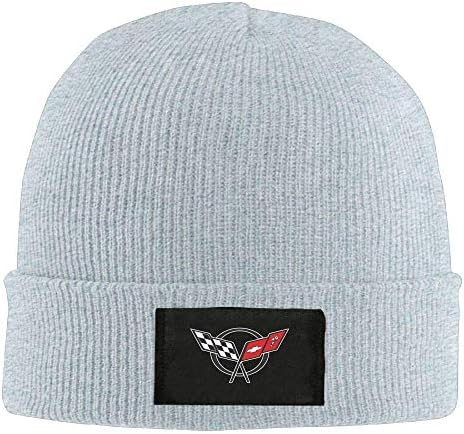longkouishilong Corvette-Logo Men's Warm Winter Hat Knit Beanie Hat Skull Cap Unisex