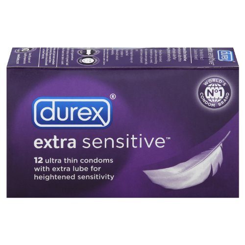 Durex - Extra Sensitive Condom, 12 Count (Pack of 2)