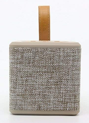 NT HS-786 Wireless Portable Travel Bluetooth Fabric Speaker Radio, 5W Driver, 10 Meter Bluetooth Range, AUX Line, TF Card Slot for iPhone & Android Smart Phone (Cream)