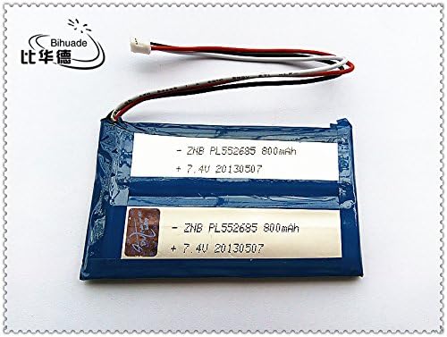 7.4V 552685 2-1600mah Polymer Lithium Li-Po Rechargeable Battery for GPS PSP DVD PAD Tablet pc Power