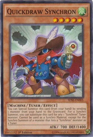Yu-Gi-Oh! - Quickdraw Synchron (SDSE-EN005) - Structure Deck: Synchron Extreme - 1st Edition - Common