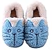 MiYang Toddlers and Kids Cartoon Cute Kitty Warm House Slippers
