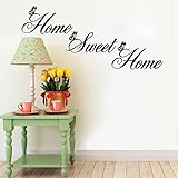 Home Sweet Home Decals Wall Stickers Living Room，Elevin(TM) Wall Decals Stickers Removable Waterproof Self Adhesive Paper Mural Wall Art Wallpaper Home Room Decor