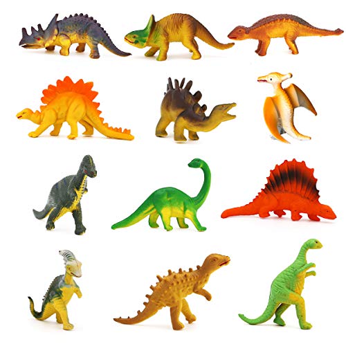 Dreamon Dinosaurier Figuren Spielzeug Set Mini Dino Geburtstag Deko Tortendeko Weihnachten Geschenke Dinosaurier… – Bild 3