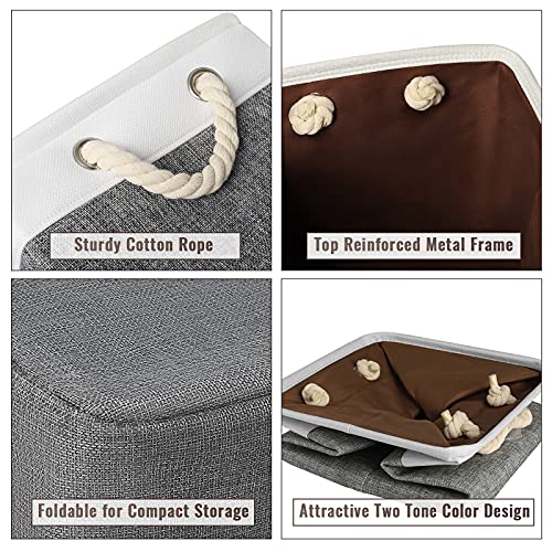 EXTREE Cube Storage Bins 12x12 Cubbies Storage Cubes, Collapsible