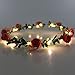 eVmo Set of 4 LED Flower Wreath Headband - Crown Floral Garland Bohemia for Festival Wedding Beach Park Party Child Headdress LE01