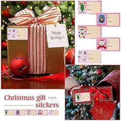 Outus 500 Pieces Christmas Tags Christmas Santa