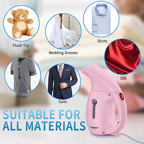 Travel clothes steam iron, powerful wrinkle remover garment steamer, compact size for both home and travel use, bigger volume 180ml, ultra fast heat up and 100% safe with a travel bag - Thumbnail 3
