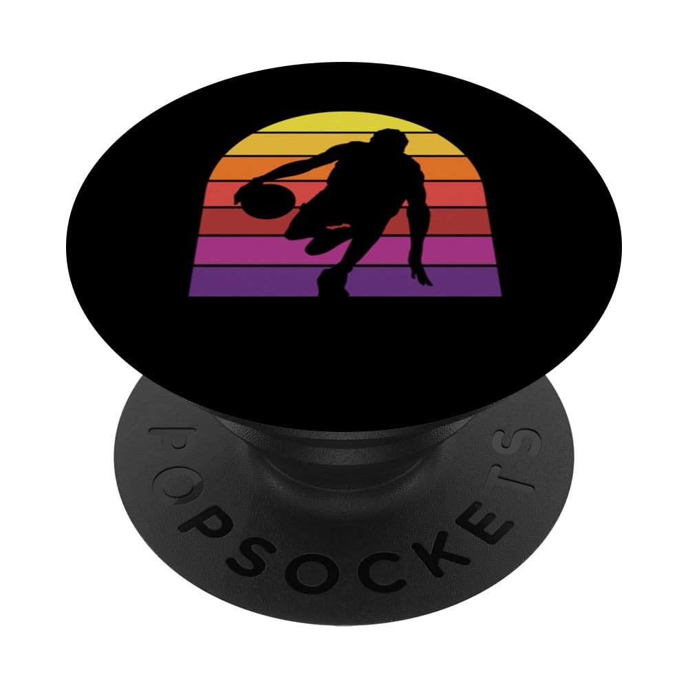 Retro Basketball Hoops Streetball Vintage Basketball PopSockets Swappable PopGrip