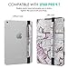 MoKo Pencil Case Holder for Apple Pencil - PU Leather Elastic Pencil Pocket Sleeve Detachable Pouch Cover for Apple Pencil, Fit iPad Pro 9.7 Inch Cases and iPad Pro 10.5 Inch Cases, Map A