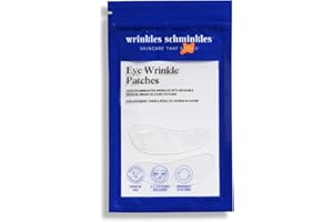 Wrinkles Schminkles Under Eye Wrinkle Patches, Smooth Eye Wrinkles, Crows Feet & Dark Circles Overnight, 1 Pair Reusable Medi