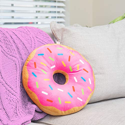 Yummy Donut Pillow Doughnut Donut-Shaped Cushion Plush Toy or