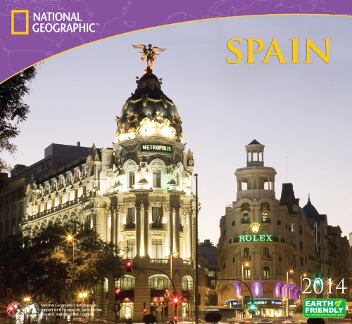 2014 National Geographic Spain Deluxe Wall by Zebra Publishing Corp.