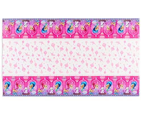 American Greetings Shimmer and Shine Plastic Table Cover, 54