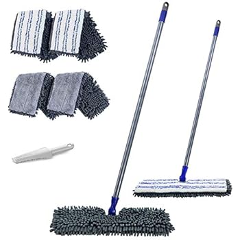 Flat Mop with 4 Mop Pads Double Sided 16.8