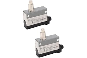 Pin Plunger Switch, 2 Pcs Adjustable Sealed Limit Switch Momentary Limit Switch Pin Plunger NO + NC 250VAC for Conveyor Belts