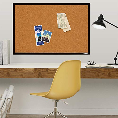 1 Quartet+Bulletin+Board+Black+MWDB2436+BK