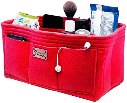 The Ultimate Purse Organizer by Pursi - Ultraluxe Felt Handbag Insert - Smart Design and Storage Make Things Easy to Find - Save Time and Stress - Switch Bags Quickly and Easily