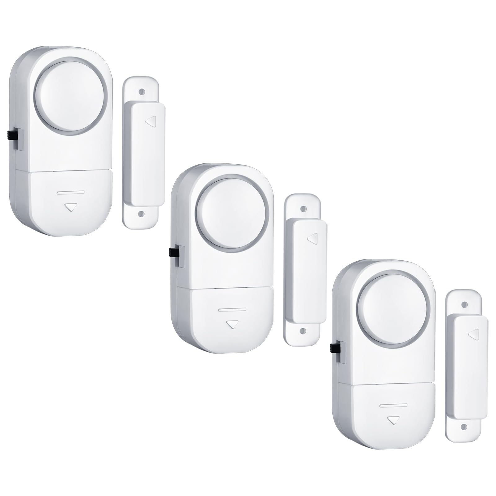 Photo 1 of HIIXHC Door Window Alarm, 95DB Door Alarms for Kids Safety, Wireless Sensor Door Window Burglar Alarm-Window Pool Alarms for Home (3 Pack)
