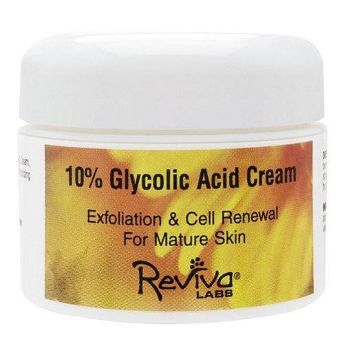 Reviva Labs 10% Glycolic Acid Cream Facial Night Treatments