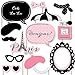 Big Dot of Happiness Paris, Ooh La - Paris Themed Photo Booth Props Kit 20 Count