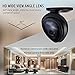 Mini IP Camera, UOKOO Home WiFi Wireless Security Surveillance Camera System with Night Vision/Two Way Audio (nightblack)