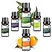 Pursonic 100% Pure Essential Aromatherapy Oils Gift Set-6 Pack , 10ML(Eucalyptus, Lavender, Lemon grass, Orange, Peppermint, Tea Tree) primary