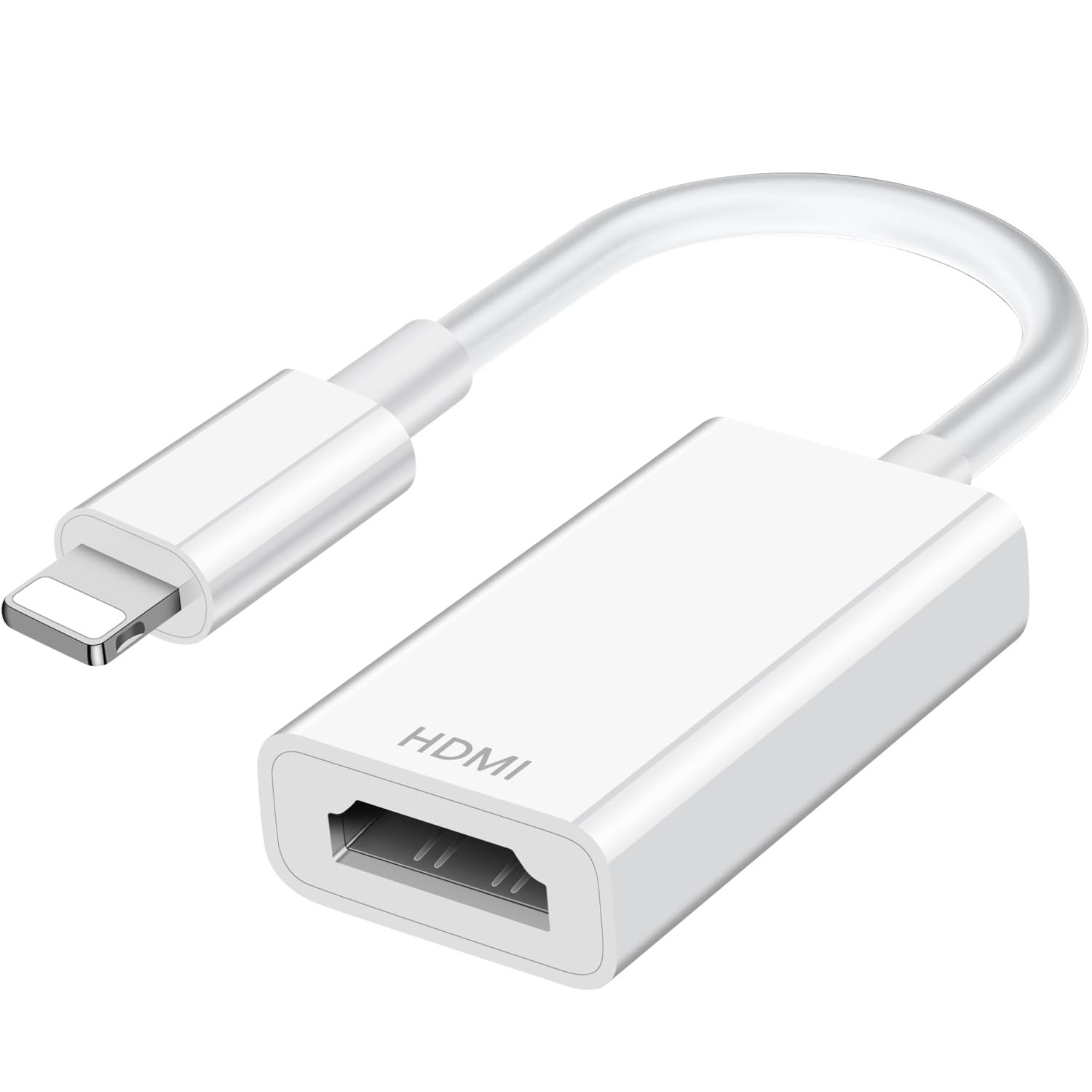Photo 1 of BOIOT [MF Certified] Ligh/ting to HDMI Adapter for Phone, Digital AV Audio Dongle,1080P Sync Screen Cable Compatible with Phone 14/13/12/11/ X/ 8/7/ Pad to HDTV/Projector/Monitor No Power Needed