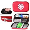 Hoxis-Lightweight-Medical-Bag-Waterproof-Red-Hard-Shell-Case-for-Emergency-and-Survival-Car-Home-Travel-Office-or-Sports
