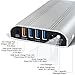 GISSARAL 24000mAh 90Wh Carry Flight Power Bank External Battery Portable Charger for MacBook Pro MacBook Air, 4 USB Ports Quick Charge for New MacBook Tablets or Smartphones -Silver