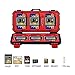 TGS Gems SD Card Holder - Tightly & Safely Holds 3XQD/ 3CF/ 12SD/ 6TF/ 6MIS/ 6NANO Memory Cards for Added Protection