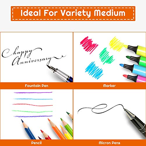 image for Vellum Paper, Shynek Transparent Vellum Paper 8.5 x 11 Translucent Pri