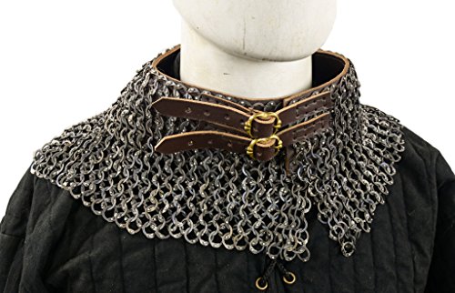 Titanium Chain Mail Standard - Bishop's Mantle - Dome Riveted - Flat Rings