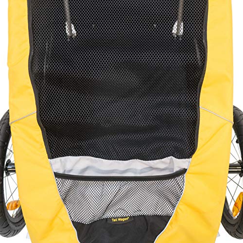 Burley Design Tail Wagon Bike Trailer, Yellow/Black