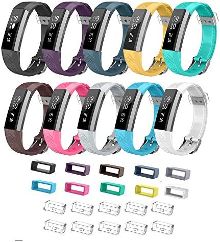 for Fitbit Alta HR and Alta Bands Large Small, Bon Tech Replacement Wristbands Fitbit Alta HR Accessories Straps