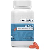EyePromise EZ Tears Eye Vitamin - 60 Softgels, 30-Day Supply - Eye Supplement with Omega 3s, Primrose Oil & Turmeric Root Extract - Targets Eye Irritation, Dryness, Itchiness & Redness