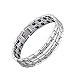 iZion Magnetic Therapy Bracelet Pain Relief for Arthritis Stainless Steel Health Wristband Gift for Men Women with Free Link Removal Tool (8.1