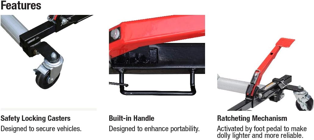 Sunex 1500-Pound Hydraulic Wheel Dolly: Home Improvement