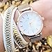 WRISTOLOGY Charlotte Lines Womens Watch Rose Gold Petite Ladies Metal Mesh Strap Band