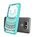 LG G5 Case Clear,LG G5 Phone Case ,AnoKe Scratch Resistant Mandala Ultra Thin Slim Fit Hard Back TPU Bumper Unlocked Cute Protective Cover Cases with Screen Protector for LG G5 Girls Women TM CH Mint