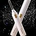 Heated Eyelash Curler,Mini Electric Eyelash Curler Brush,Eyelash Curler with Comb Long Lasting Curled,Portable Electric Makeup Eye Lashes Brush (White)