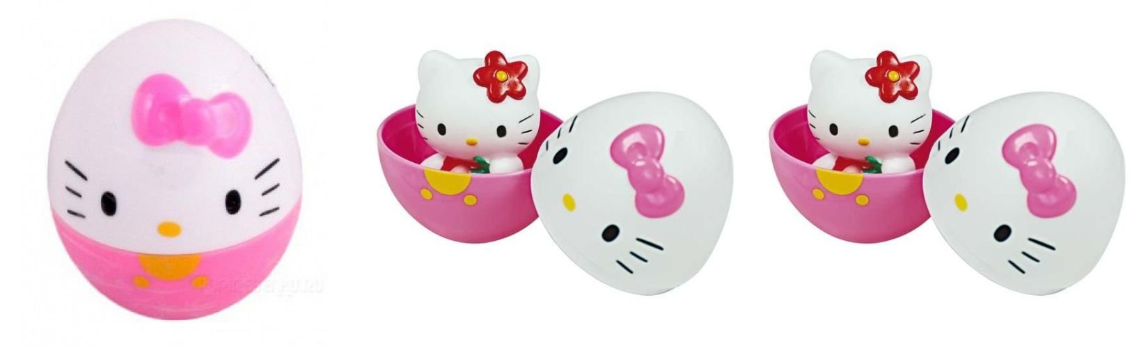 Hello Kitty Suprise Eggs With Figure Bundle Of 3 (Choices May Vary) 13 51NeIlkujnL